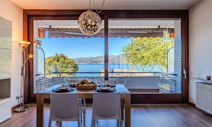 Ispra Apartamento | Attilio lake front view by Interhome