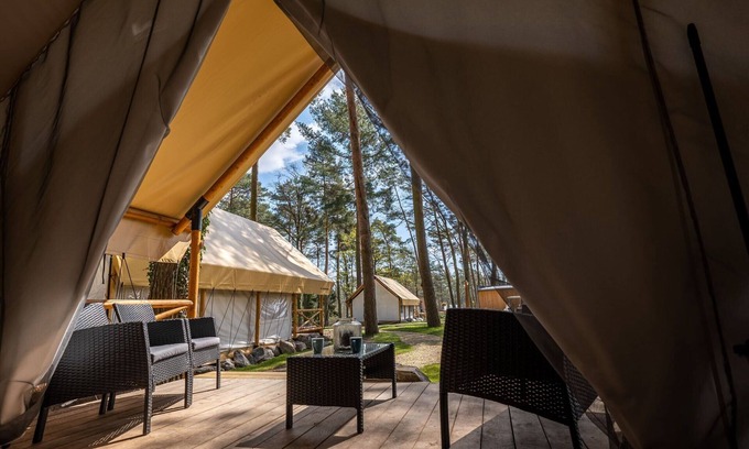 Zutendaal Alquiler De RV | Attractive Tent Lodge Maastricht at 16 km