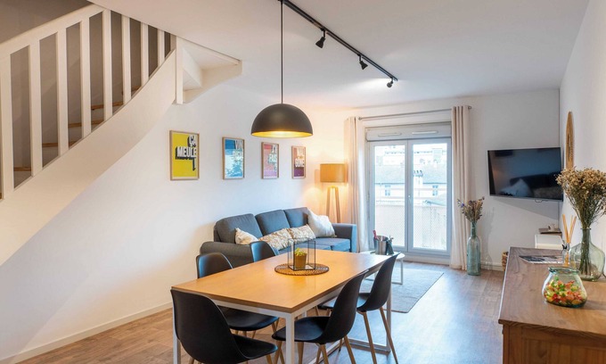 Macon Apartamento | Au Bercail Mâconnais - Hypercentre Mâcon - Near train station - Comfort - 8 people