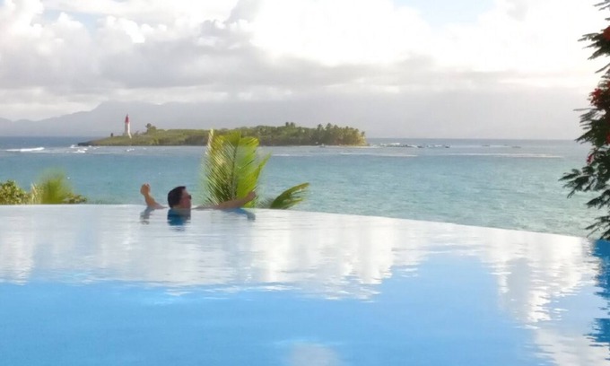Le Gosier Apartamento | Au Bourg Appartement Jusqu'à 4 Personnes vue mer et Piscine