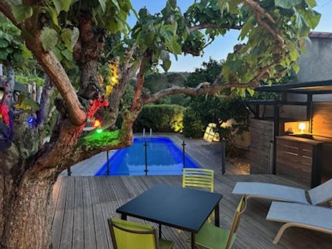 Roquebrune-sur-Argens Casa | Au calme, piscine et spa privés