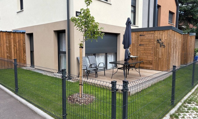 Bischwihr Condominio | Au P'tit Carré, garden duplex near Colmar
