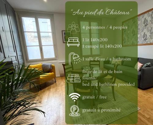 Azay-le-Rideau Apartamento | Au pied du château