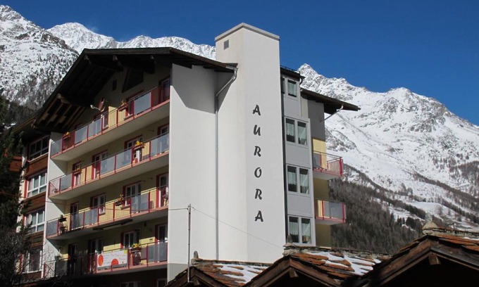Saas Grund Apartamento | Aurora Appartement FLETSCHHORN by FeWo-PLAN SAAS230