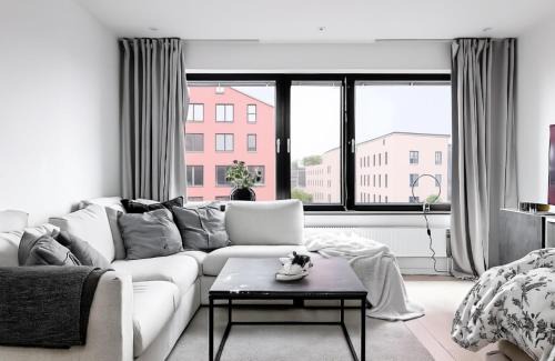 Vaxjo Apartamento | Aurora Luxe Apartment Växjö Near Vida Arena