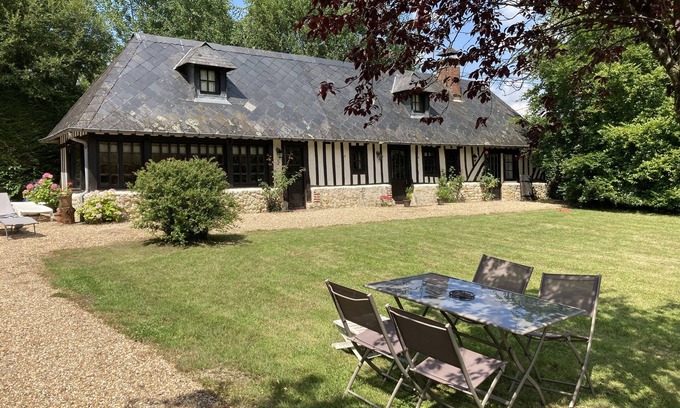 Englesqueville-en-Auge Casa | LONGERE AUTÉNTICO NORMANDE