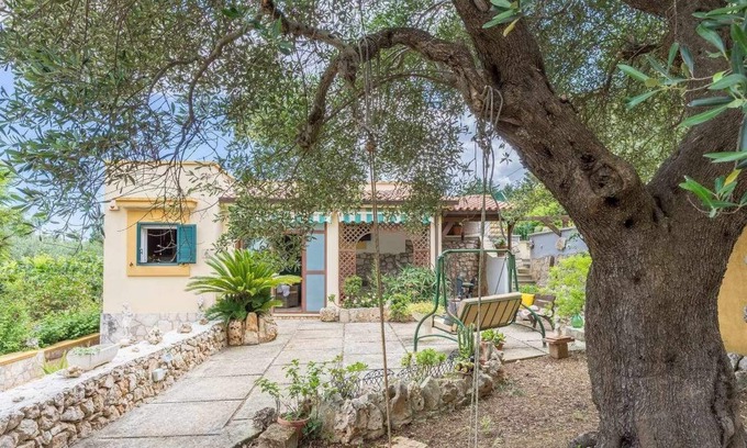 Castelluzzo Villa | Auténtica Casa Sur - Techos abovedados - 8 'MAR - Lavavajillas - CERCADO - CLIMA