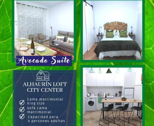 Alhaurin de la Torre Apartamento | Avocado Suite by Alhaurín Loft City Center