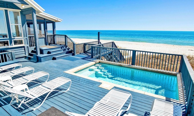 Surf Side Shores Casa | Avocet- Beachfront, Private Pool