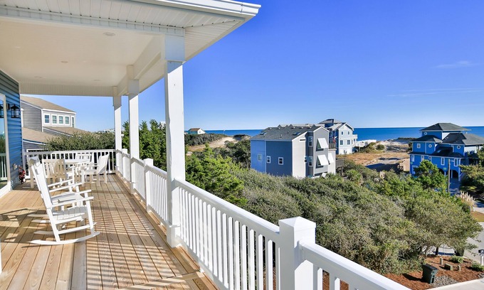 Emerald Isle Casa | "Away From It All" - Second Row Ocean View Retreat w/ Pool and Elevator