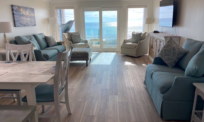 West Panama City Beach Casa | AWESOME BEACHFRONT townhouse! RENOVATED, Spectacular VIEWS! Pet Friendly!