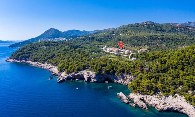 Dubrovnik Casa | Impresionante casa en Zaton Veliki con.