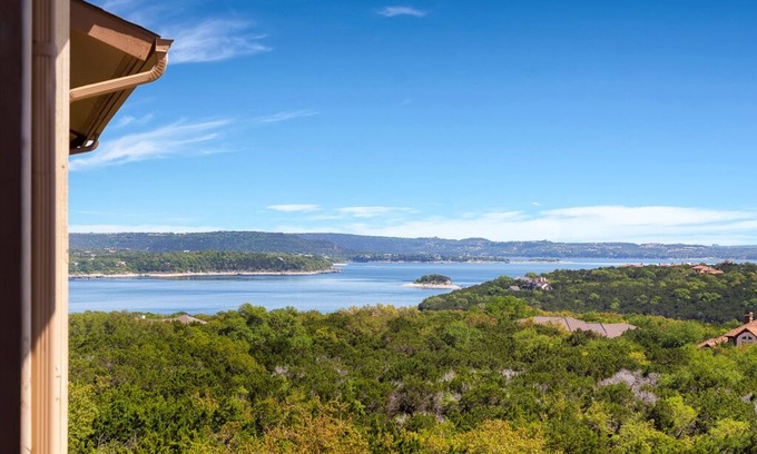 Jonestown Condominio | Impresionante Villa recientemente renovada en Hollows Resort, excelente vista al lago Travis y Hill Country