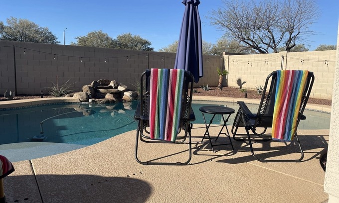 Sierra Montana Casa | AZ Sun & Serenity: 4BR home w/Heated Pool, BBQ Island, Prime location– Sleeps 12