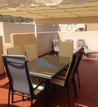 La Azohia Casa | AZ02 Roof top terrace apartment, 2 bedrooms, 1 bathroom, very close to beach