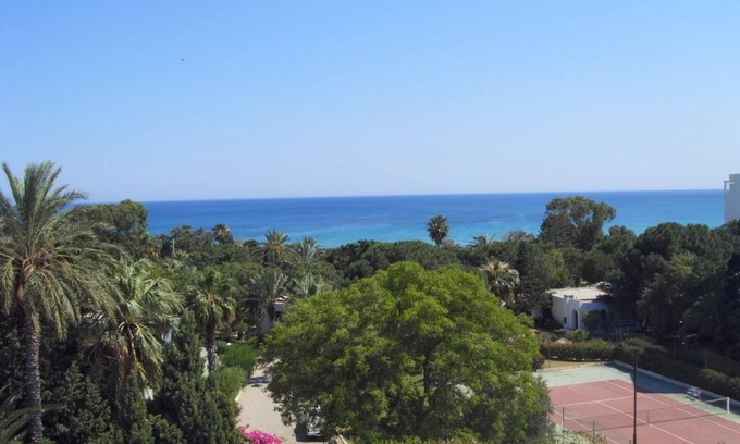 Eastern Hammamet Apartamento | Azur apartamento en Hammamet: Bonita vista Mar / Jardín