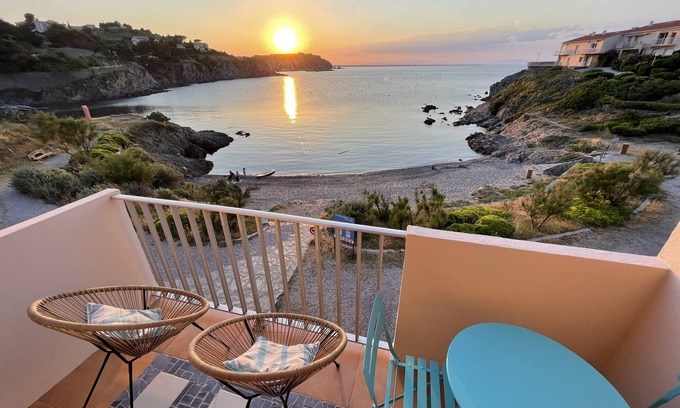 Collioure Apartamento | AZUR Les pieds dans l'eau - WIFI FIBRE- Covered PARKING ☀️