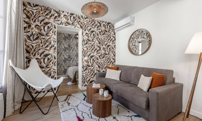 3rd Arrondissement Apartamento | B31#République#Marais#1BedRoom#Paris03#AC