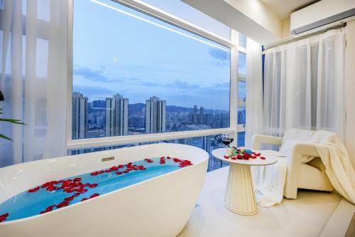 Yuzhong Apartamento | Baihong Riverview aparment-Chongqing Jiefangbei