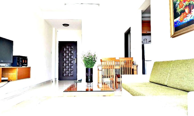 District 7 Apartamento | Balcón, vista al jardín, limpio, tranquilo, estilo occidental para grupos / familias / pareja