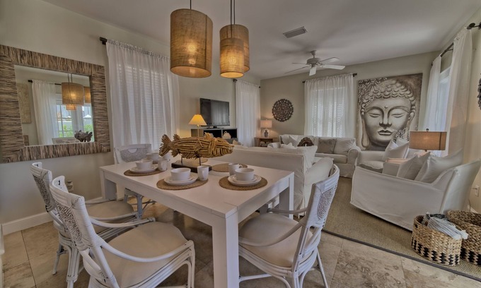 Rosemary Beach Cabaña | Bali Cottage South Of 30a, sillas de playa / bicicletas TODAS LAS CAMAS DEL REY ÚLTIMAS ofertas especiales