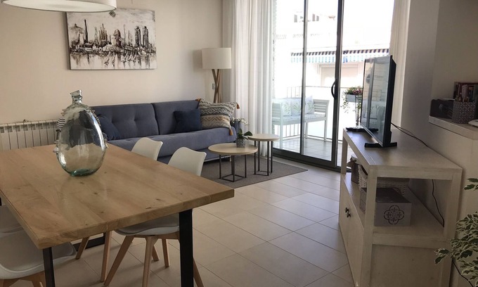 Sitges Apartamento | APARTAMENTO BALMINS, COMPLETAMENTE EQUIPADO A 50 MTS DE LA PLAYA DE ST.SEBASTIA