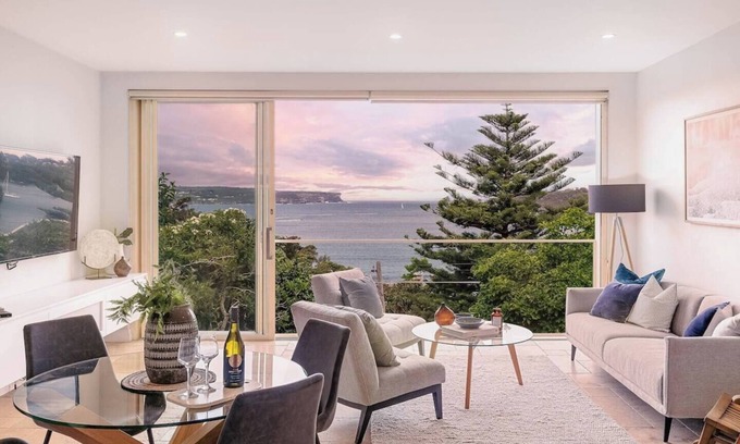 Mosman Apartamento | Balmoral Bliss - Expansive Views to Iconic Sydney Heads, steps to Balmoral Beach.