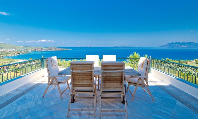 Melissopetra Villa | Villa Bamour con vista al paraíso
