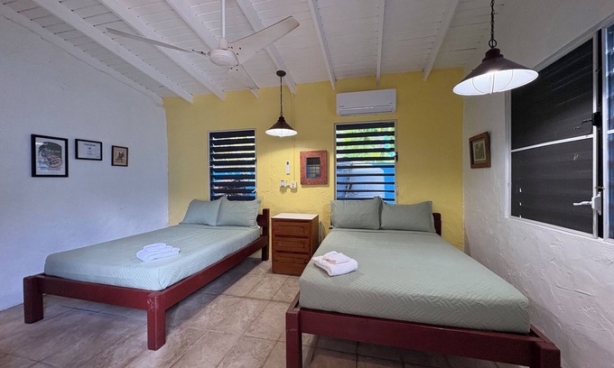 Esperanza Complejo | Bananas Vieques Guesthouse Room 9/Vibrant Area/Private/Steps to the beach