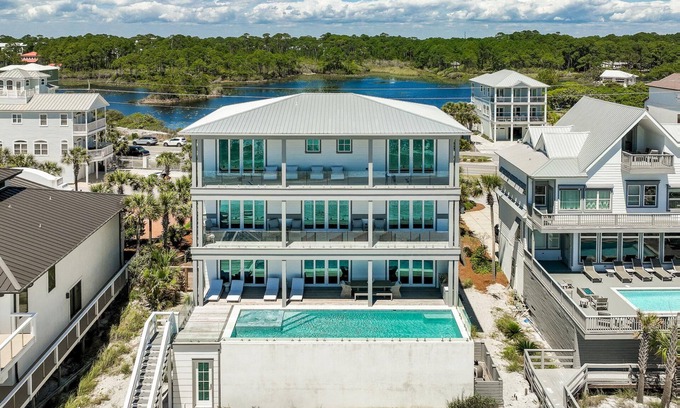 Dune Allen Beach Casa | Stay on 30A: Barefoot Bliss, Beach Front!
