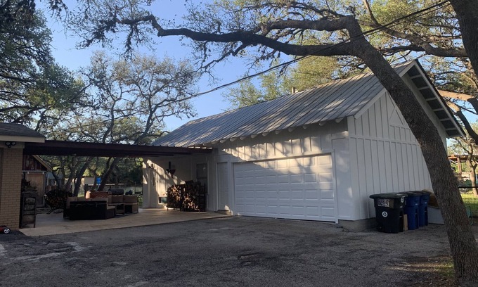 New Braunfels Casa | Barndominium cerca de Gruene, TX