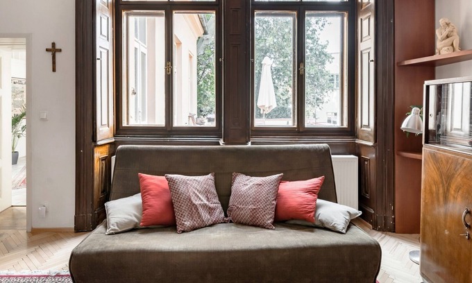Nove Mesto Apartamento | Baroque Gem at Heart of Prague 2BDR Terrace