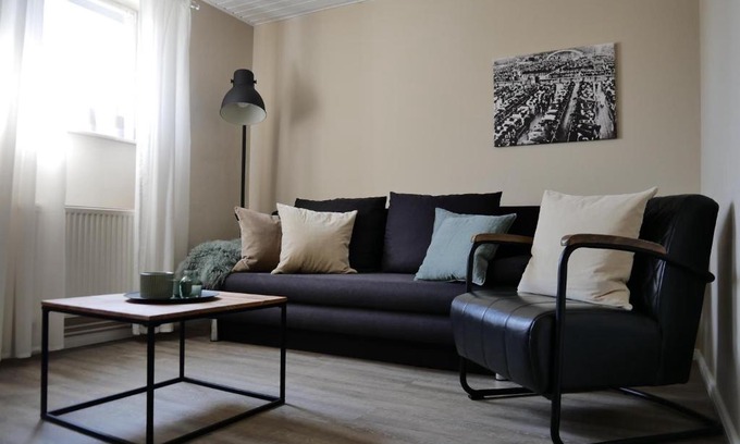 Osterhever Apartamento | Bauernhof am Wattenmeer, FeWo Bauerngarten