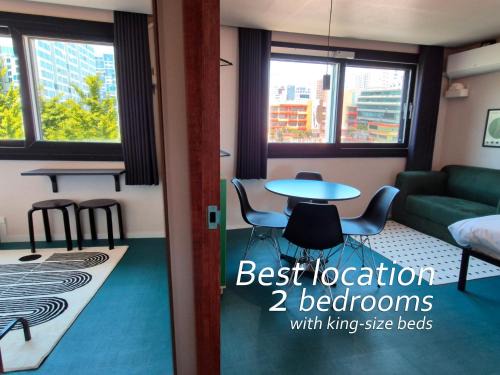 Busanjin Apartamento | BAUM HAUS Licensed Jeonpo Center 2BR Elevator 3min Stn