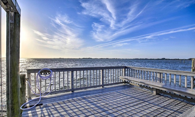 Bay Colony Casa | Stunning Bayfront Retreat with Pool, Spa & Dock!