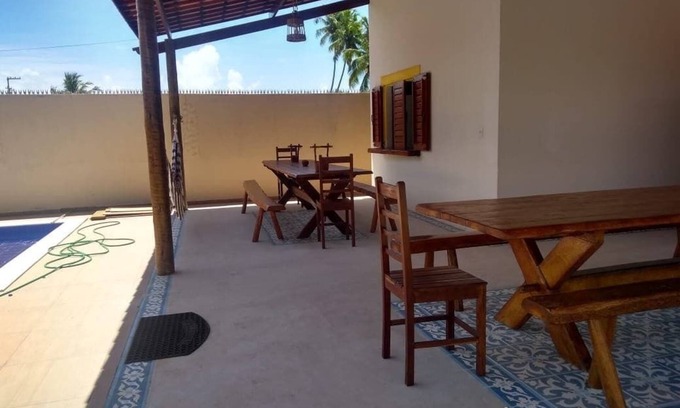 Passo de Camaragibe Casa | Beach House Milagres - ALA007-AC