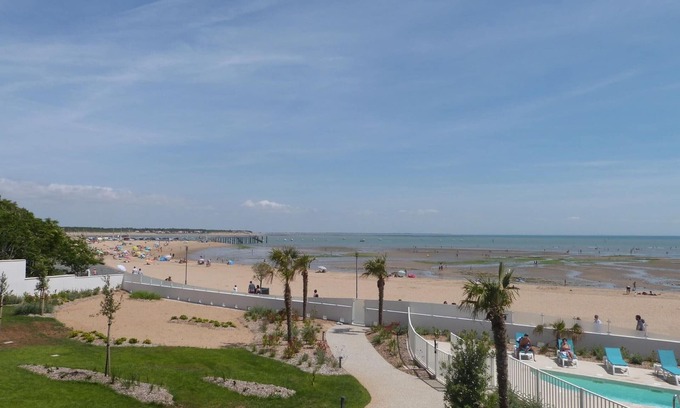 La Tranche-sur-Mer Apartamento | Apartamento playa, piscina, balcón, mascotas, parking