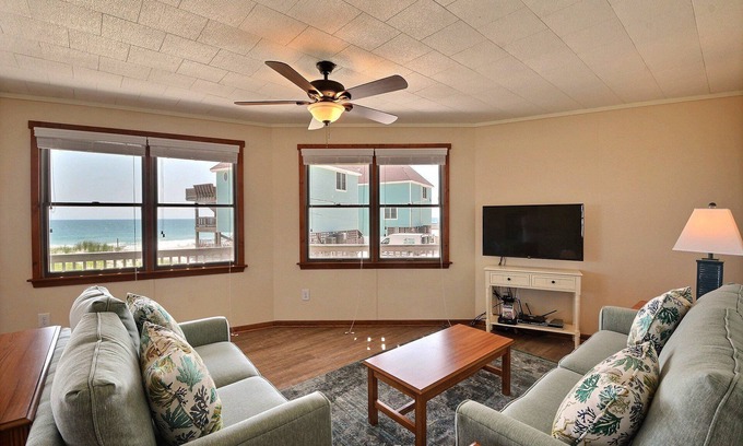 Buxton Cabaña | Beach Break Cottage- Excelentes vistas al mar- Pasos a la playa- Piscina comunitaria