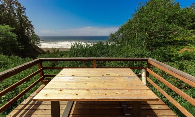 Brookings Casa | Beach Bungalow-Casa-Baño Privado-Vista al mar