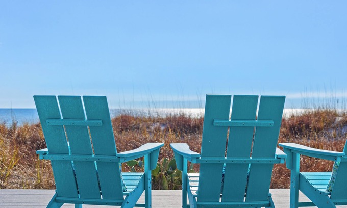 Miramar Beach Casa | Beach Front. Hot Tub, 2 Gulf Front Masters, New Deck FREE Beach Chair Service
