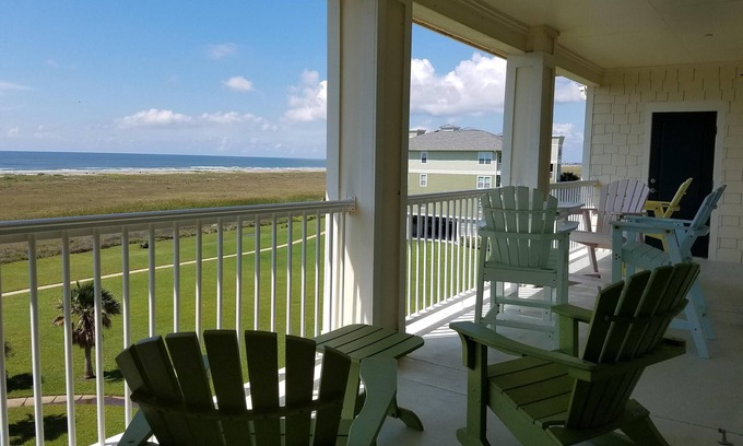 Galveston Condominio | Frente al mar, vista sin obstrucciones del Golfo - Solo 2 fines de semana de verano abiertos disponibles
