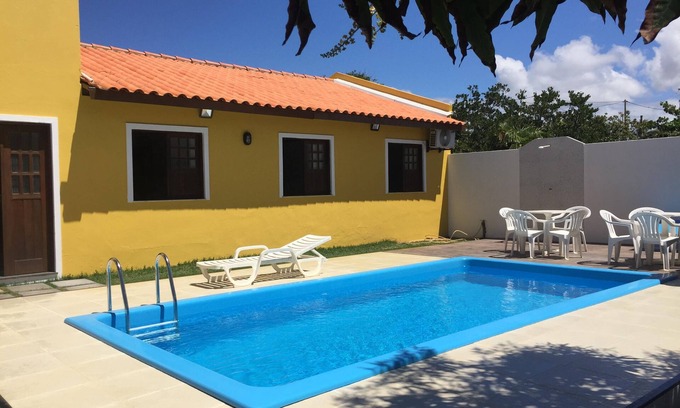 Barra do Jacuipe Casa | Casa de playa en el condominio Aldeas do Jacuipe con vistas al mar y c piscina
