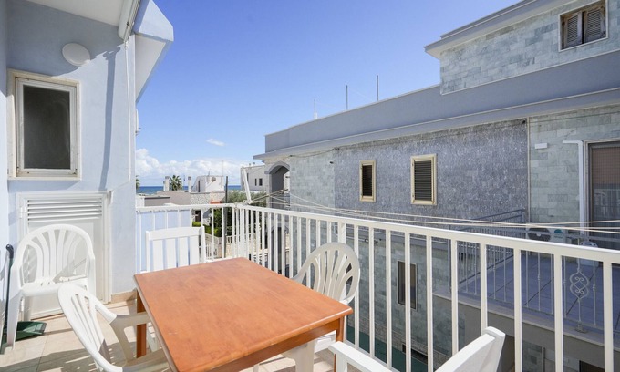 Torre Canne Apartamento | Casa de playa , Torre Canne - Nemo con vistas al mar y balcón