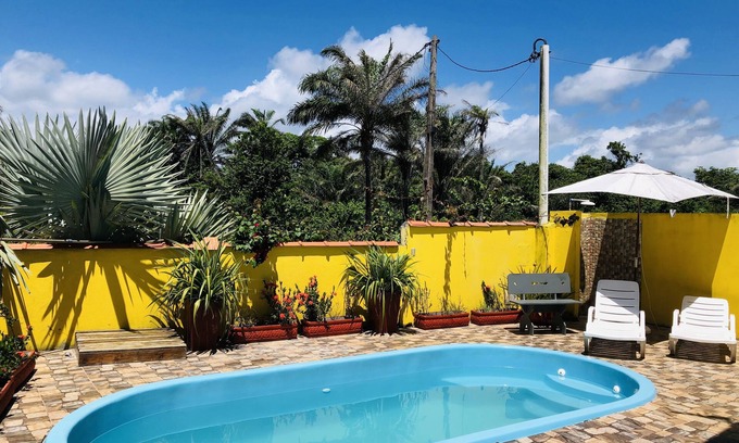 Aritagua Casa | Casa en la playa con piscina para 10 personas, terreno de 8500m2 de Mata Atlantica
