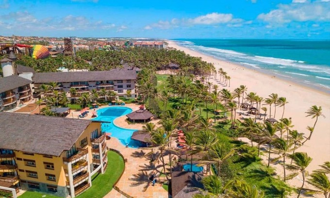 Porto das Dunas Apartamento | Beach Park Suítes Resort - PÉ NA Areia e Vista MAR