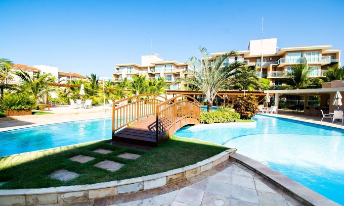 Porto das Dunas Apartamento | BEACH PARK PALM - COBERTURA LUXO