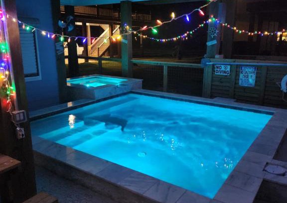 Port Bolivar Casa | Beach Sands 1 New Build Private Pool/Hot Tub