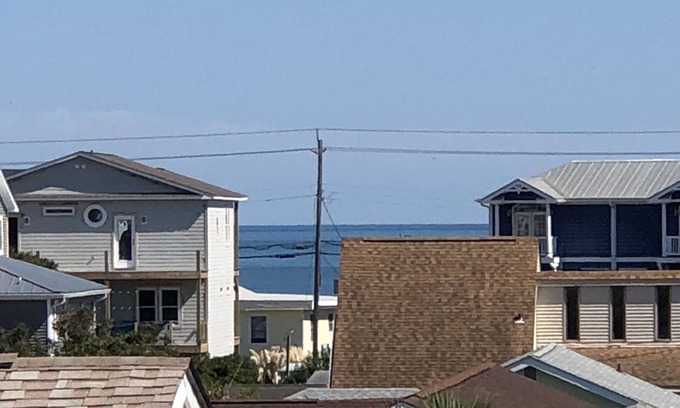 North Carolina Coast Casa | Beach View and beach living Walk to best beach access on Kure Beach.