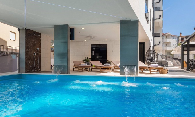 Okrug Gornji Apartamento | Beach Villa Valentina Penthouse
