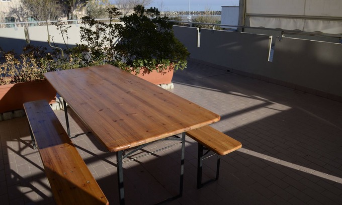 Torre Pedrera Apartamento | Beachfront apartment in Rimini with panoramic terrace "Chiara"